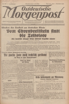 Ostdeutsche Morgenpost : erste oberschlesische Morgenzeitung. Jg.11, Nr. 333 (1 Dezember 1929) + dod.