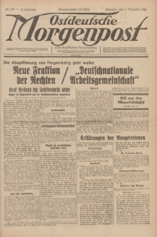 Ostdeutsche Morgenpost : erste oberschlesische Morgenzeitung. Jg.11, Nr. 337 (5 Dezember 1929)