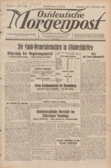 Ostdeutsche Morgenpost : erste oberschlesische Morgenzeitung. Jg.11, Nr. 341 (9 Dezember 1929)