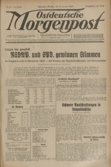 Ostdeutsche Morgenpost : erste oberschlesische Morgenzeitung. Jg.15, Nr. 16 (16 Januar 1933)