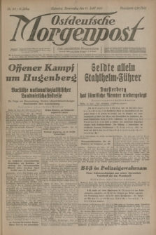 Ostdeutsche Morgenpost : erste oberschlesische Morgenzeitung. Jg.15, Nr. 115 (27 April 1933)