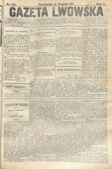Gazeta Lwowska. 1887, nr 213