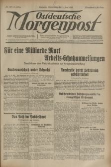 Ostdeutsche Morgenpost : erste oberschlesische Morgenzeitung. Jg.15, Nr. 149 (1 Juni 1933)