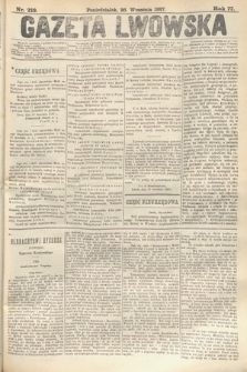 Gazeta Lwowska. 1887, nr 219