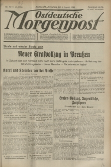 Ostdeutsche Morgenpost : Führende oberschlesische Zeitung. Jg.15, Nr. 211 (3 August 1933)