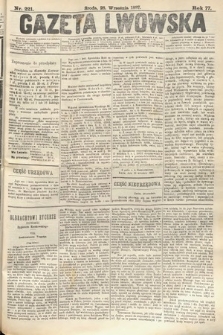 Gazeta Lwowska. 1887, nr 221