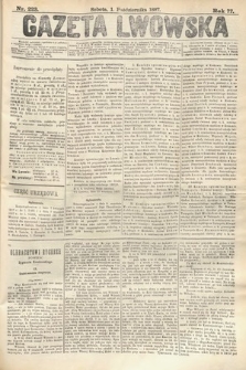 Gazeta Lwowska. 1887, nr 223