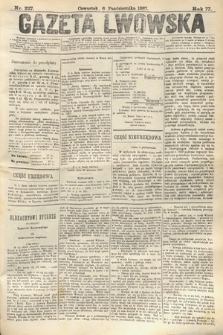 Gazeta Lwowska. 1887, nr 227