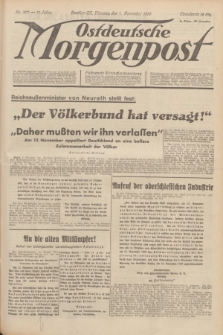 Ostdeutsche Morgenpost : Führende Wirtschaftszeitung. Jg.15, Nr. 307 (7 November 1933)