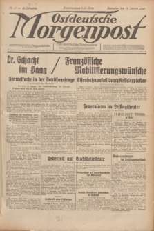 Ostdeutsche Morgenpost : erste oberschlesische Morgenzeitung. Jg.12, Nr. 13 (13 Januar 1930)