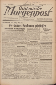 Ostdeutsche Morgenpost : erste oberschlesische Morgenzeitung. Jg.12, Nr. 21 (21 Januar 1930)