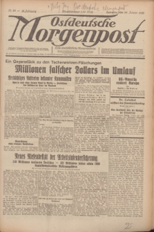 Ostdeutsche Morgenpost : erste oberschlesische Morgenzeitung. Jg.12, Nr. 22 (22 Januar 1930)