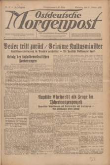 Ostdeutsche Morgenpost : erste oberschlesische Morgenzeitung. Jg.12, Nr. 31 (31 Januar 1930)