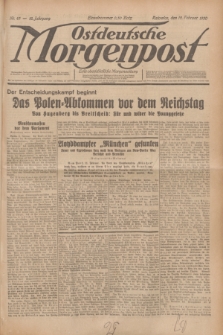 Ostdeutsche Morgenpost : erste oberschlesische Morgenzeitung. Jg.12, Nr. 43 (12 Februar 1930)