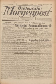 Ostdeutsche Morgenpost : erste oberschlesische Morgenzeitung. Jg.12, Nr. 54 (23 Februar 1930) + dod.