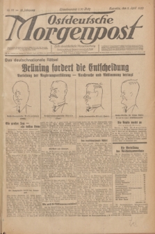 Ostdeutsche Morgenpost : erste oberschlesische Morgenzeitung. Jg.12, Nr. 92 (2 April 1930)