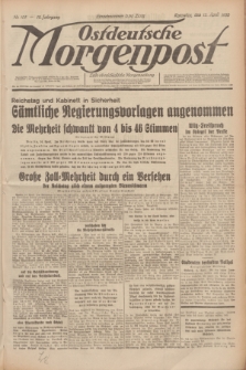 Ostdeutsche Morgenpost : erste oberschlesische Morgenzeitung. Jg.12, Nr. 105 (15 April 1930)