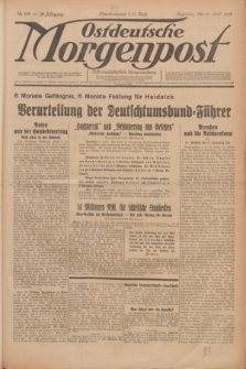 Ostdeutsche Morgenpost : erste oberschlesische Morgenzeitung. Jg.12, Nr. 108 (18 April 1930)