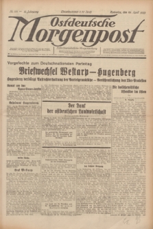 Ostdeutsche Morgenpost : erste oberschlesische Morgenzeitung. Jg.12, Nr. 114 (25 April 1930)