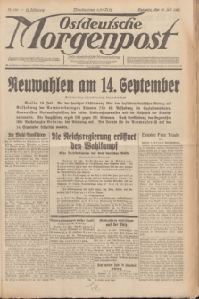Ostdeutsche Morgenpost : erste oberschlesische Morgenzeitung. Jg.12, Nr. 198 (19 Juli 1930)