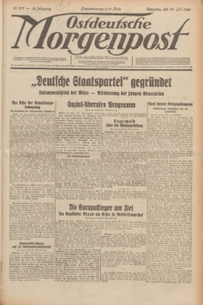 Ostdeutsche Morgenpost : erste oberschlesische Morgenzeitung. Jg.12, Nr. 207 (28 Juli 1930)