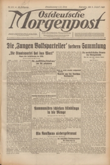 Ostdeutsche Morgenpost : erste oberschlesische Morgenzeitung. Jg.12, Nr. 214 (4 August 1930)