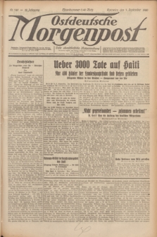 Ostdeutsche Morgenpost : erste oberschlesische Morgenzeitung. Jg.12, Nr. 248 (7 September 1930) + dod.