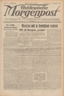 Ostdeutsche Morgenpost : erste oberschlesische Morgenzeitung. Jg.12, Nr. 262 (21 September 1930) + dod.
