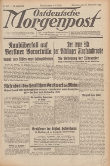 Ostdeutsche Morgenpost : erste oberschlesische Morgenzeitung. Jg.12, Nr. 263 (22 September 1930)