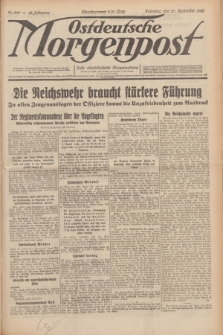Ostdeutsche Morgenpost : erste oberschlesische Morgenzeitung. Jg.12, Nr. 268 (27 September 1930)