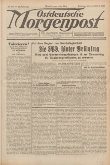 Ostdeutsche Morgenpost : erste oberschlesische Morgenzeitung. Jg.12, Nr. 283 (12 Oktober 1930) + dod.