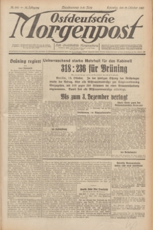 Ostdeutsche Morgenpost : erste oberschlesische Morgenzeitung. Jg.12, Nr. 290 (19 Oktober 1930) + dod.
