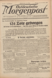 Ostdeutsche Morgenpost : erste oberschlesische Morgenzeitung. Jg.12, Nr. 293 (22 Oktober 1930)
