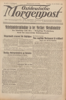 Ostdeutsche Morgenpost : erste oberschlesische Morgenzeitung. Jg.12, Nr. 300 (29 Oktober 1930)