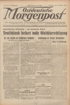 Ostdeutsche Morgenpost : erste oberschlesische Morgenzeitung. Jg.12, Nr. 301 (30 Oktober 1930)