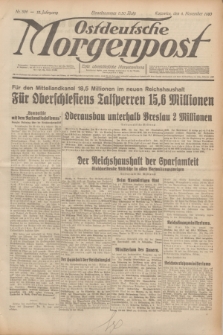 Ostdeutsche Morgenpost : erste oberschlesische Morgenzeitung. Jg.12, Nr. 306 (4 November 1930)