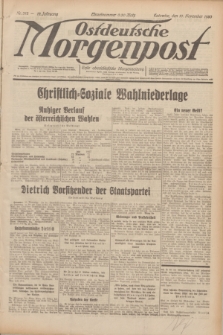 Ostdeutsche Morgenpost : erste oberschlesische Morgenzeitung. Jg.12, Nr. 312 (10 November 1930)