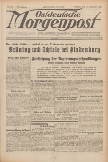 Ostdeutsche Morgenpost : erste oberschlesische Morgenzeitung. Jg.12, Nr. 315 (13 November 1930)