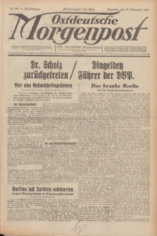 Ostdeutsche Morgenpost : erste oberschlesische Morgenzeitung. Jg.12, Nr. 321 (19 November 1930)