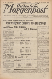 Ostdeutsche Morgenpost : erste oberschlesische Morgenzeitung. Jg.12, Nr. 326 (24 November 1930)