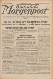 Ostdeutsche Morgenpost : erste oberschlesische Morgenzeitung. Jg.12, Nr. 345 (13 Dezember 1930)