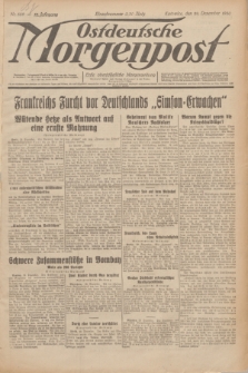 Ostdeutsche Morgenpost : erste oberschlesische Morgenzeitung. Jg.12, Nr. 359 (29 Dezember 1930)