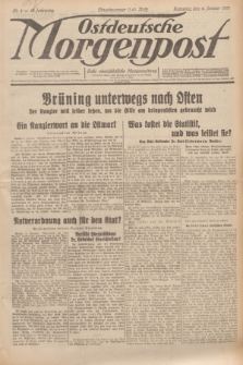 Ostdeutsche Morgenpost : erste oberschlesische Morgenzeitung. Jg.13, Nr. 4 (4 Januar 1931) + dod.