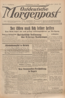 Ostdeutsche Morgenpost : erste oberschlesische Morgenzeitung. Jg.13, Nr. 7 (7 Januar 1931)