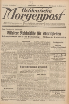 Ostdeutsche Morgenpost : erste oberschlesische Morgenzeitung. Jg.13, Nr. 13 (13 Januar 1931)