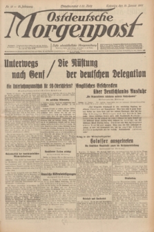 Ostdeutsche Morgenpost : erste oberschlesische Morgenzeitung. Jg.13, Nr. 15 (15 Januar 1931)