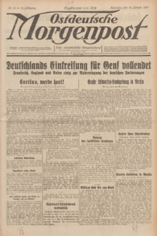 Ostdeutsche Morgenpost : erste oberschlesische Morgenzeitung. Jg.13, Nr. 16 (16 Januar 1931)