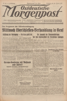 Ostdeutsche Morgenpost : erste oberschlesische Morgenzeitung. Jg.13, Nr. 20 (20 Januar 1931)