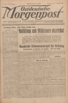 Ostdeutsche Morgenpost : erste oberschlesische Morgenzeitung. Jg.13, Nr. 39 (8 Februar 1931) + dod.