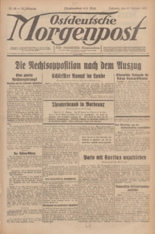 Ostdeutsche Morgenpost : erste oberschlesische Morgenzeitung. Jg.13, Nr. 43 (12 Februar 1931)